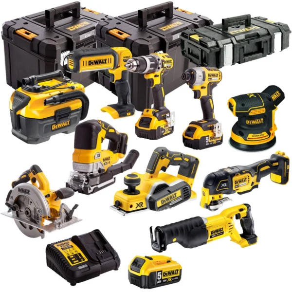 Dewalt DEWKIT92 18V Cordless 10-Piece Kit