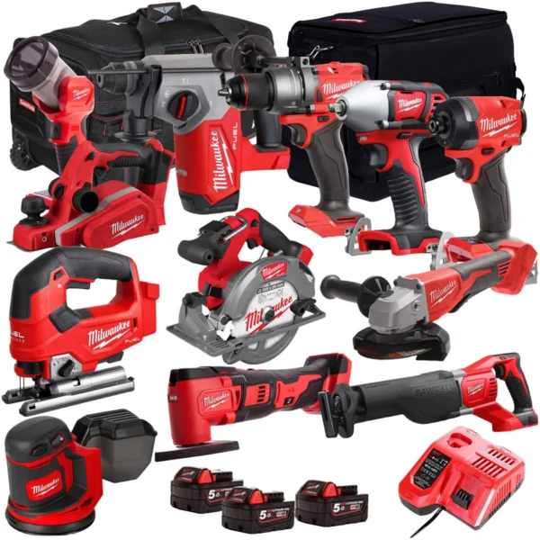 Milwaukee T4TKIT-13503 12-Piece Cordless Kit