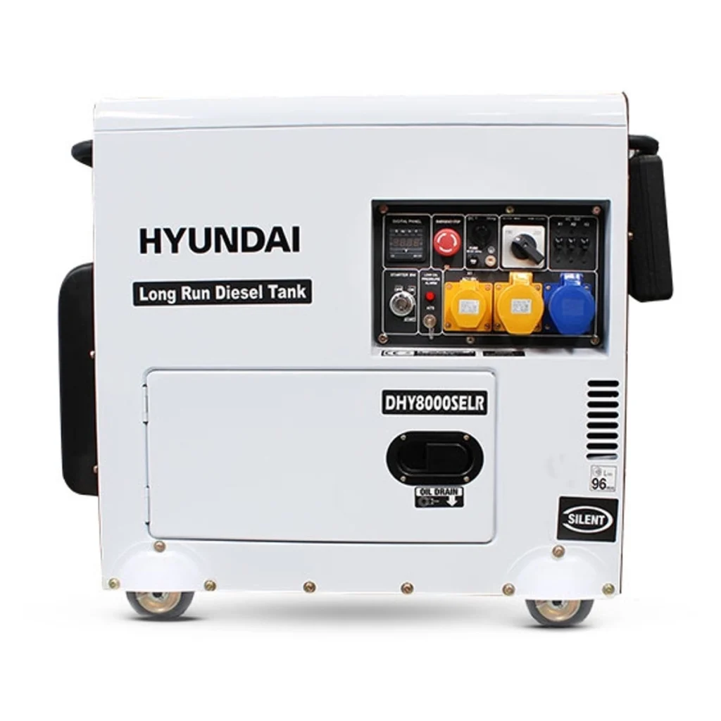 Hyundai DHY8000SELR Silenced Diesel Generator