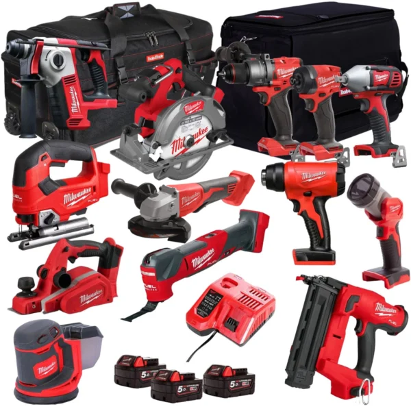 Milwaukee T4TM-53 13 Piece Power Tool Kit
