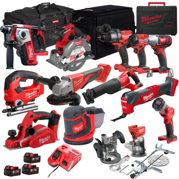 Milwaukee T4TM-11 13-Piece Cordless Tool Kit
