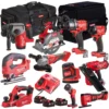Milwaukee T4TKIT-511 11-Piece Cordless Tool Kit