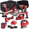 Milwaukee T4TKIT-505 10-Piece Cordless Tool Kit
