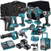Makita T4TKIT-16056 10 Piece Brushless Power Tool Kit