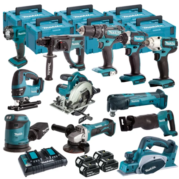 Makita T4TKIT-16459 18V 12-Piece Power Tool Kit