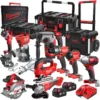 Milwaukee M18FPP9A3 9-Piece Power Tool Kit