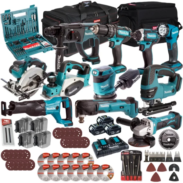 Makita T4TKIT-17215 11-Piece Power Tool Kit