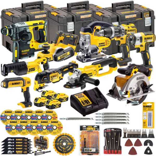 Dewalt DCKT4T10P4A 10 Piece Power Tool Kit