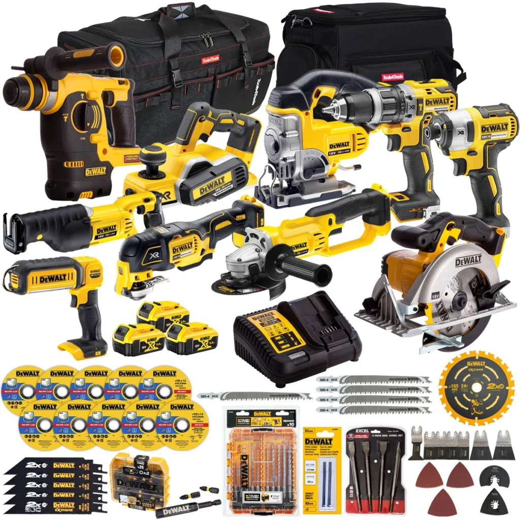 Dewalt T4TKIT-17218 10 Piece Power Tool Kit