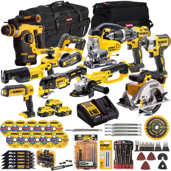 Dewalt T4TKIT-17218 10 Piece Power Tool Kit
