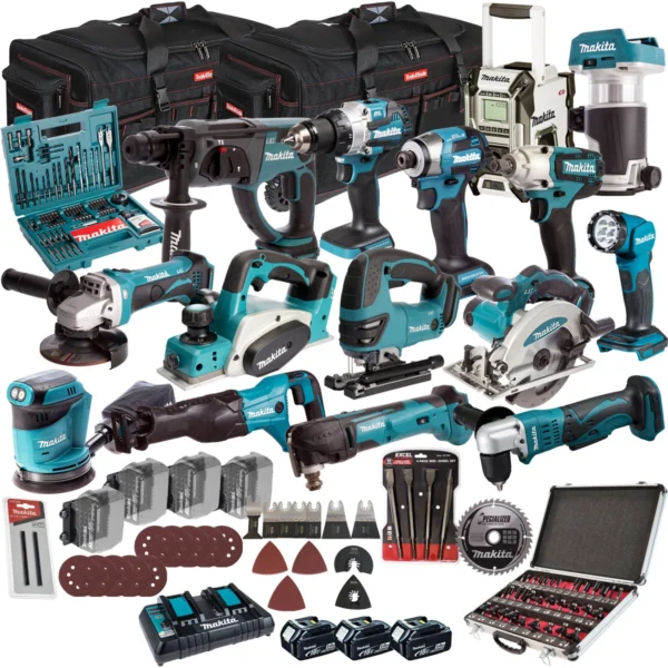 Makita T4TKIT-17221 15 Piece Combo Kit