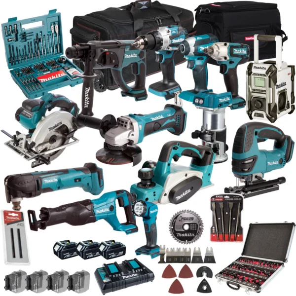 Makita T4TKIT-17222 18V 13-Piece Combo Kit