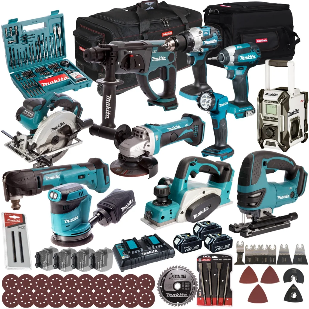 Makita T4TKIT-17224 11 Piece Combo Kit