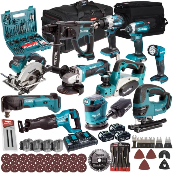 Makita T4TKIT-17225 11 Piece Combo Kit