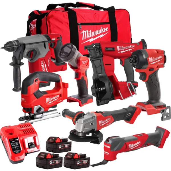 Milwaukee M18FPP6L3-503BK19 7-Piece Tool Kit