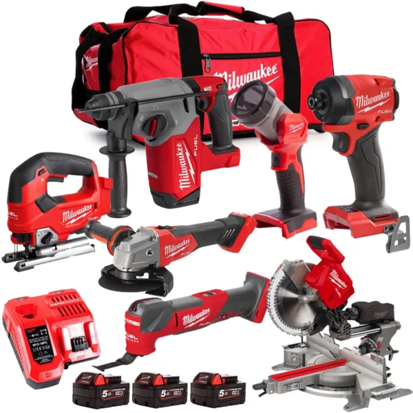 Milwaukee M18FPP6L3-503BK22 7-Piece Combo Kit