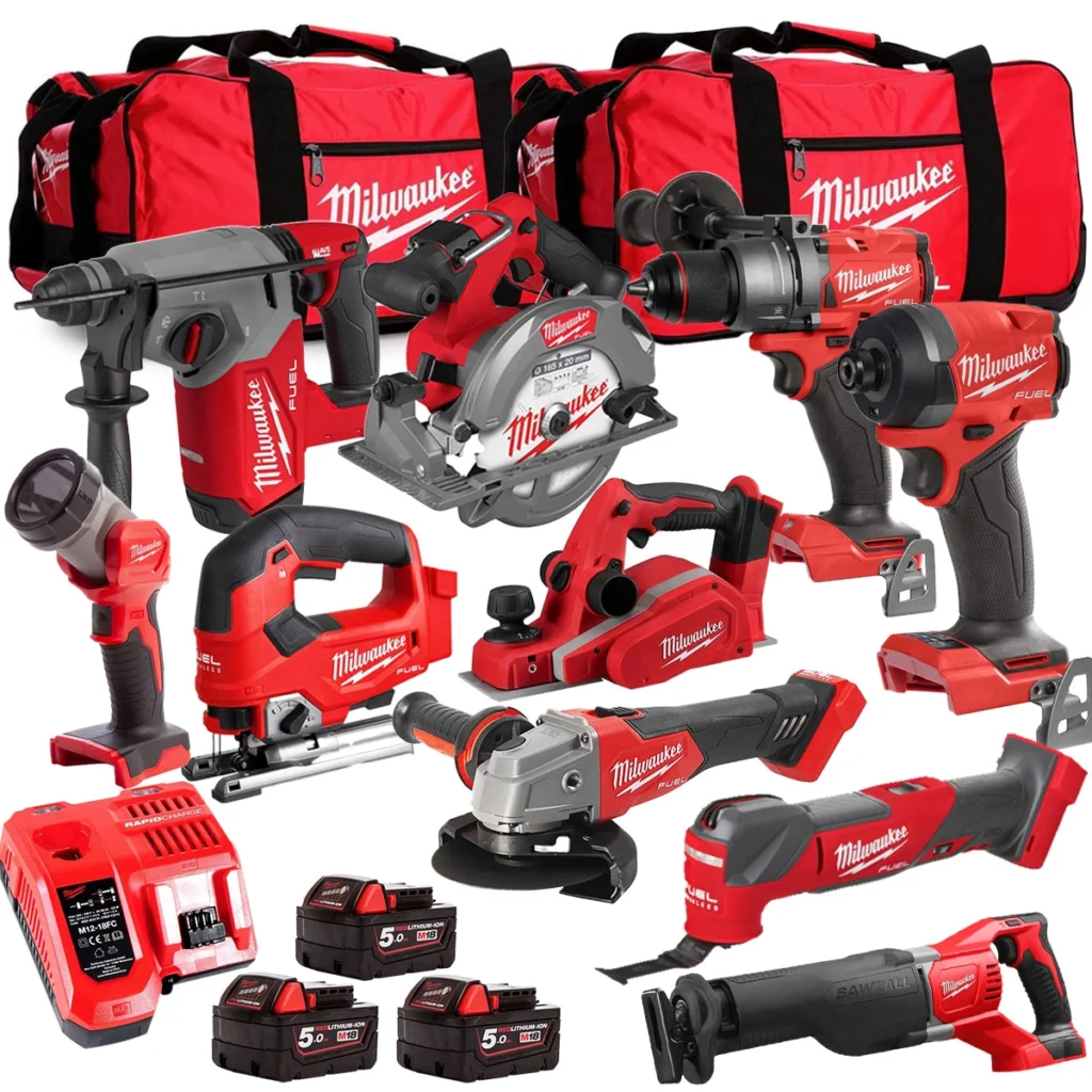 Milwaukee M18FPP6L3 10-Piece Tool Kit