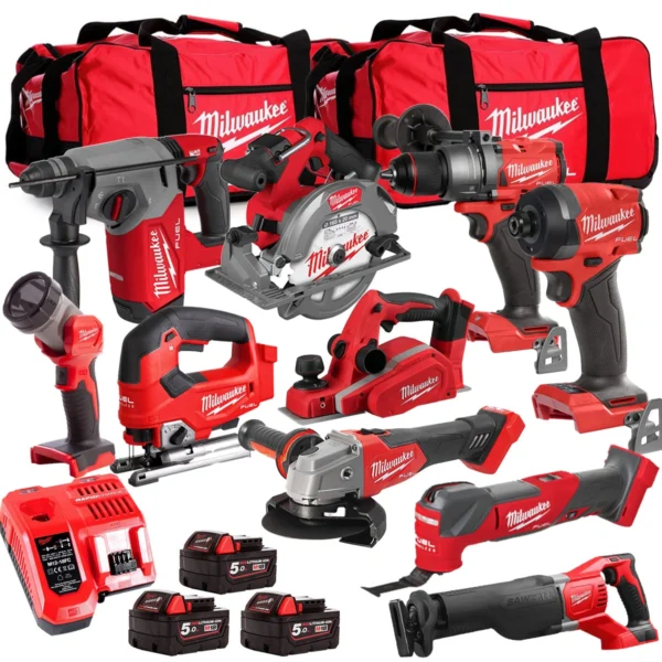 Milwaukee M18FPP6L3 10-Piece Tool Kit