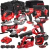 Milwaukee T4TKITM-74 11 Piece Power Tool Kit