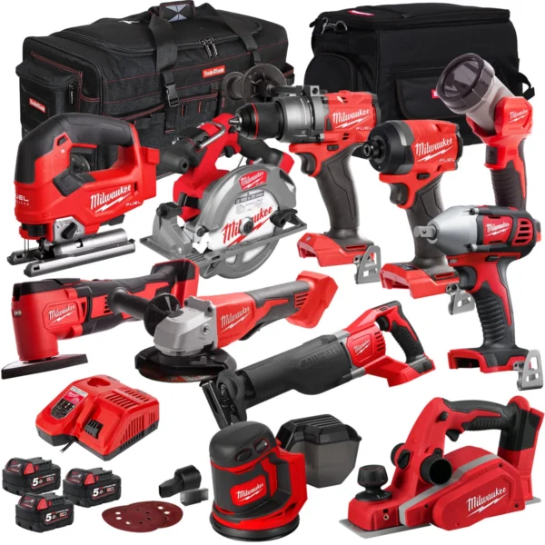 Milwaukee T4TKITM-76 11-Piece Power Tool Kit