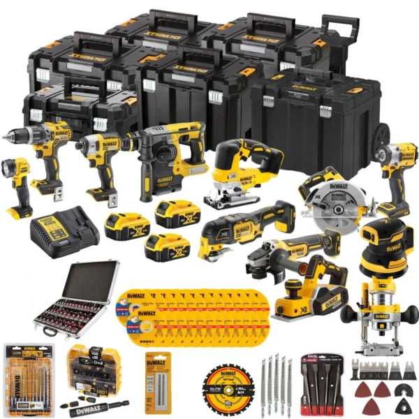 Dewalt DCK755P3T12A 12 Piece Brushless Power Tool Kit