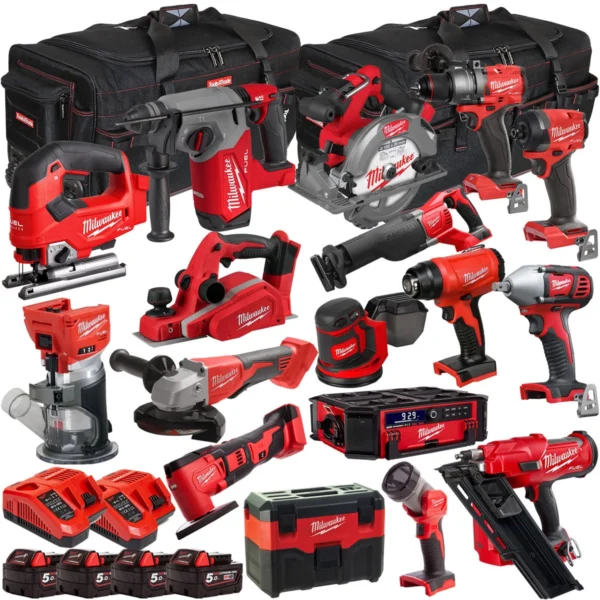 Milwaukee T4TKIT-32211 17 Piece Combo Kit