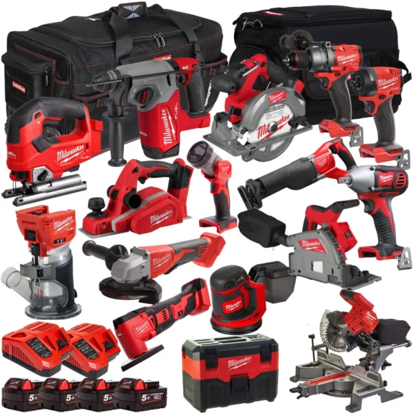 Milwaukee T4TKIT-32213 16 Piece Combo Kit
