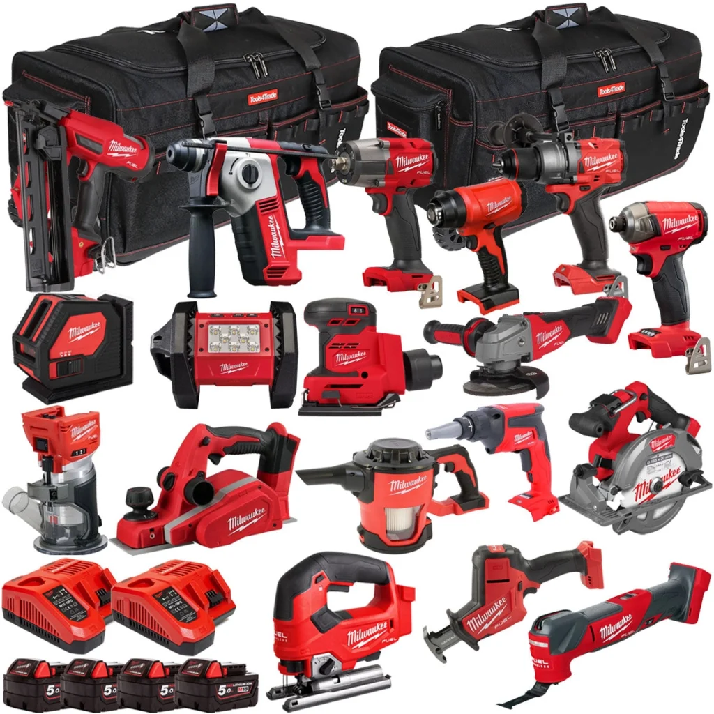 Milwaukee T4TKIT-32217 18 Piece Combo Kit