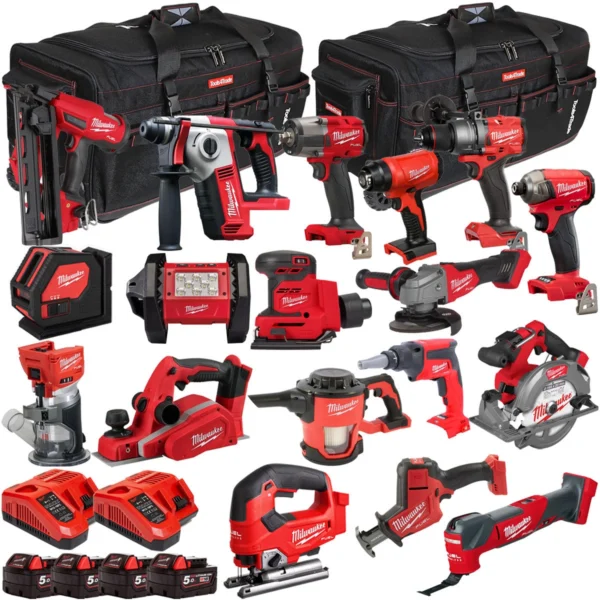 Milwaukee T4TKIT-32217 18 Piece Combo Kit