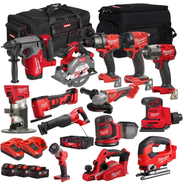 Milwaukee T4TKIT-32220 15 Piece Combo Kit