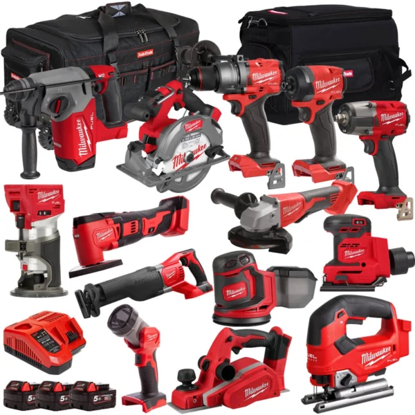 Milwaukee T4TKIT-32225 14 Piece Combo Kit