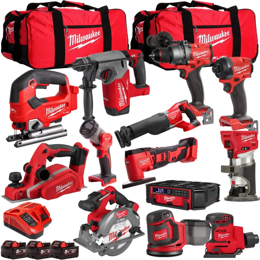 Milwaukee T4TKIT-32228 13 Piece Combo Kit