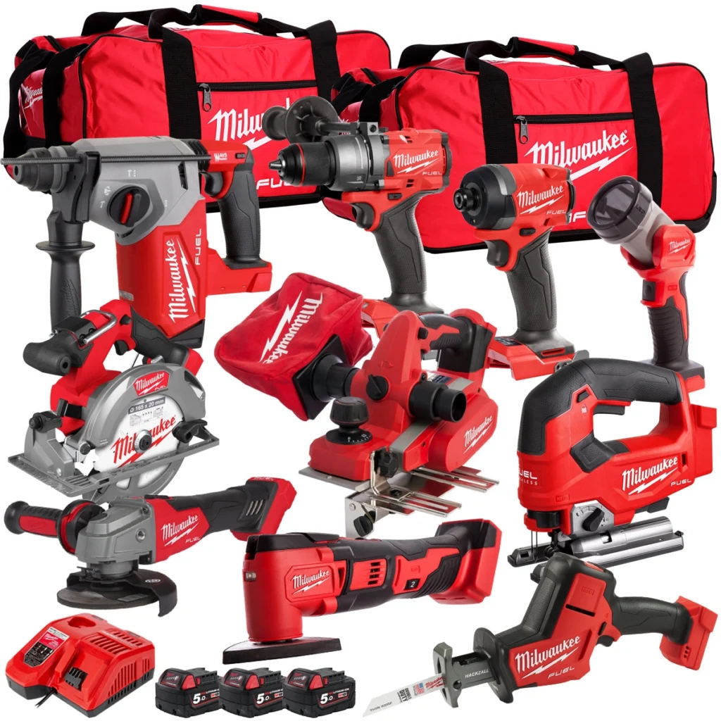 Milwaukee T4TKIT-32230 10 Piece Combo Kit