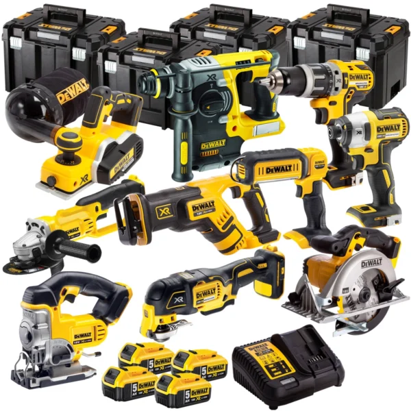 Dewalt DCK665P3T18 10 Piece Power Tool Kit