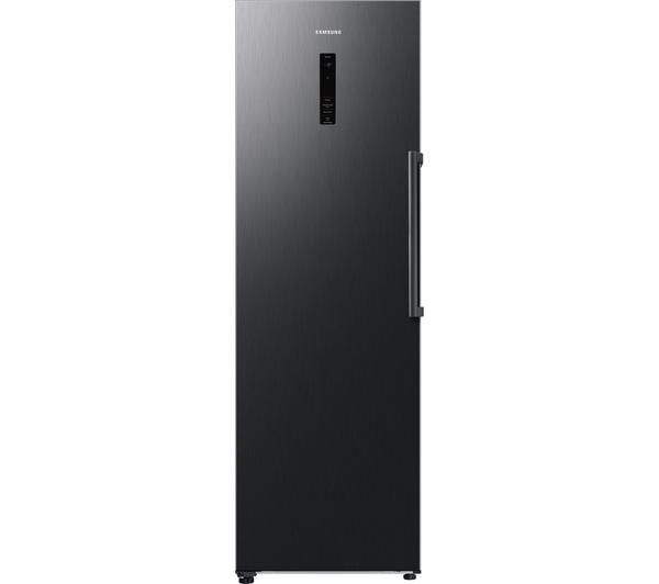 Samsung Bespoke SpaceMax Tall Freezer in sleek black finish, offering ample storage.