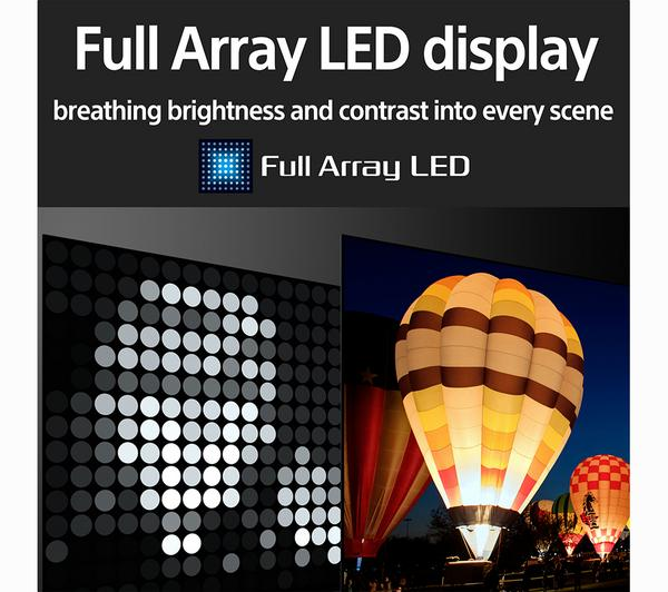 Sony KD-55X85LU 55 inch 4K TV showcasing vibrant HDR colors