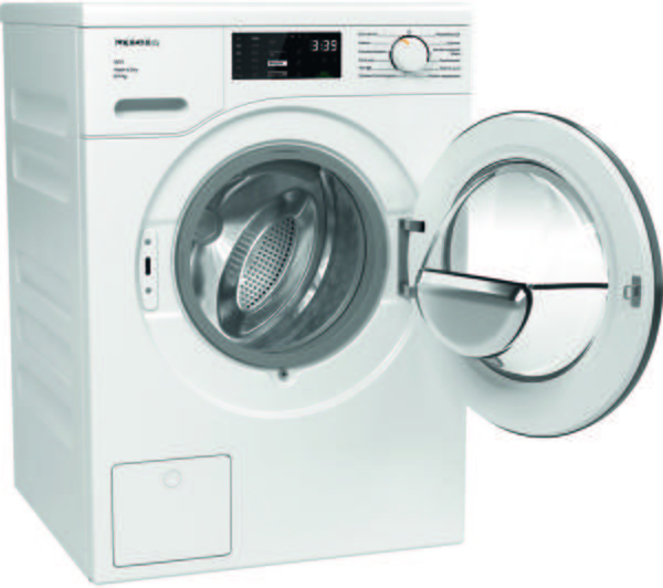 Miele WT1F WTD160 WCS Washer Dryer in white, front view