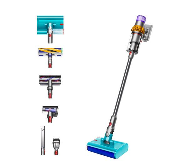 Dyson V15s Detect Submarine Vacuum cleaning a floor