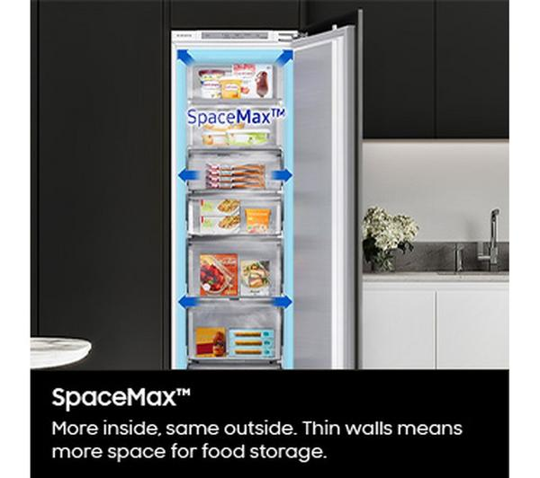 Samsung Series 8 SpaceMax Silver Fridge with sleek modern design
