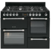 Leisure Cookmaster CK110F232K Black Dual Fuel Range Cooker with black finish
