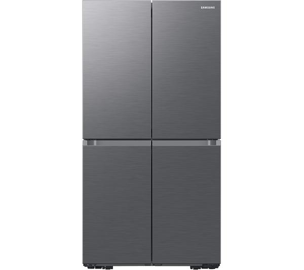 Samsung RF59C70TES9/EU Smart Fridge Freezer in a sleek silver finish, showcasing its modern design and smart features.