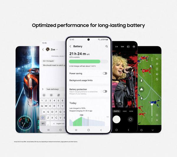 Samsung Galaxy S24 256GB Cobalt Violet in a beautiful cobalt violet color