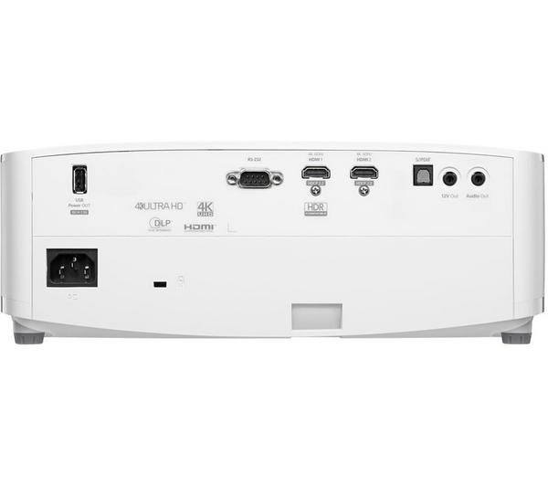 Optoma UHD35x 4K Home Cinema Projector showcasing vibrant colors and sharp detail