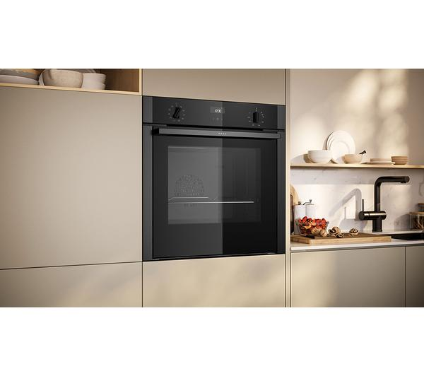 NEFF Slide&Hide N50 oven graphite in a modern kitchen setting