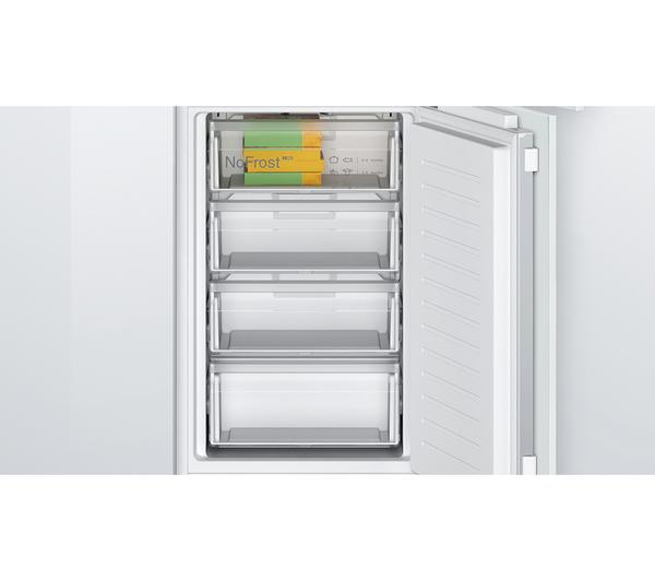 BOSCH Series 2 KIN85NFE0G Fridge Freezer integrated with fixed hinge