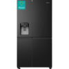 HISENSE PureFlat RS818N4IFE Black Fridge Freezer - Front View