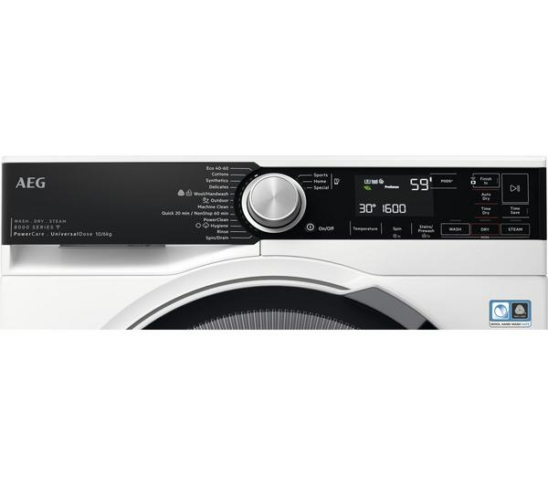 AEG 8000 Series LWR8516O5UD Washer Dryer front view