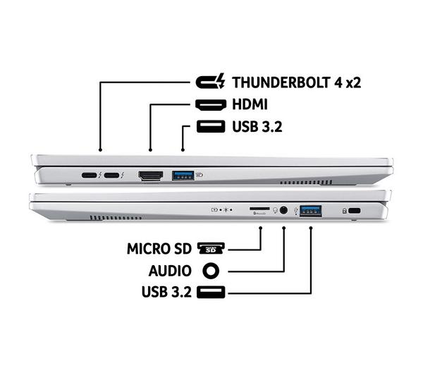 ACER Swift Go 14 inch Silver Laptop with 1TB SSD