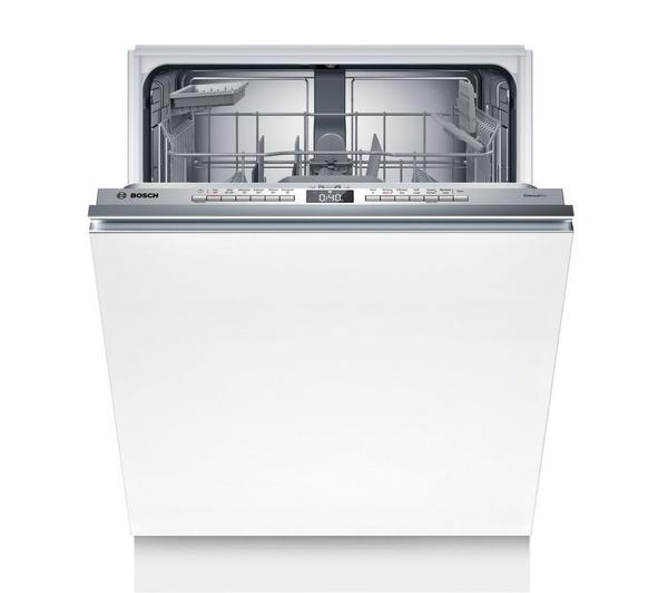 BOSCH Series 4 SMV4EAX23G Dishwasher – Integrated, showcasing its sleek design and efficient cleaning capabilities.