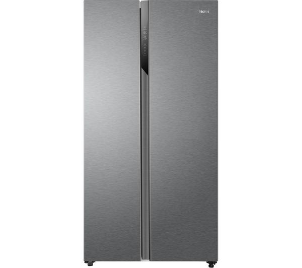 Haier HSR3918ENPG American Fridge Freezer in a modern kitchen setting